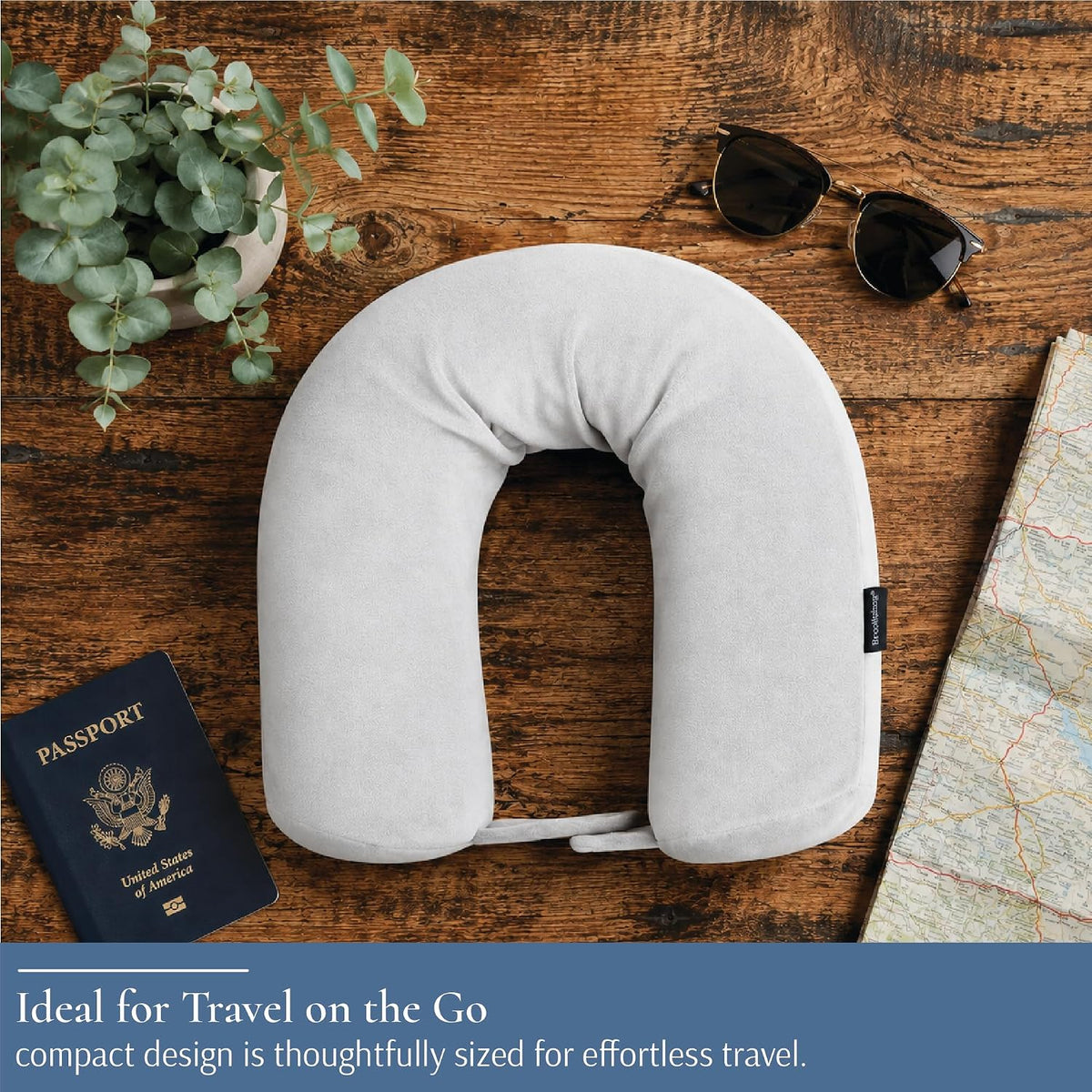 Free Form Travel Pillow Lightweight Flexible Memory Foam Pillow