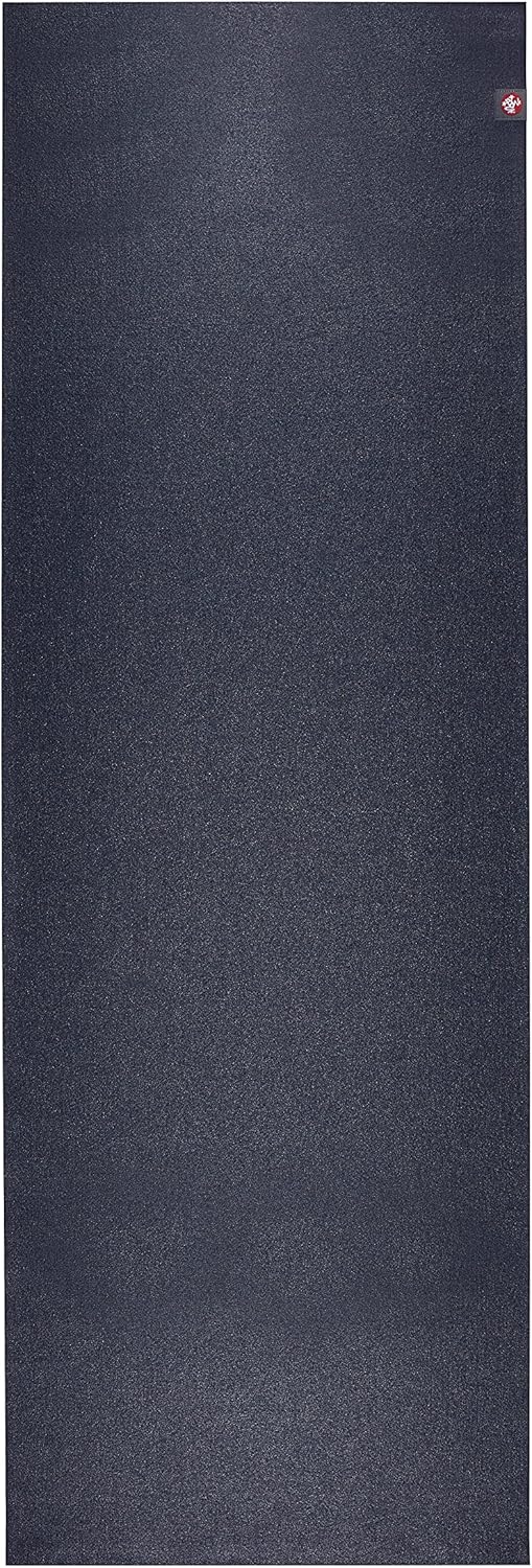 eKO SuperLite Yoga Mat - 1.5mm Natural Rubber | Foldable & Travel Friendly | Soft Textured Surface | Eco-friendly