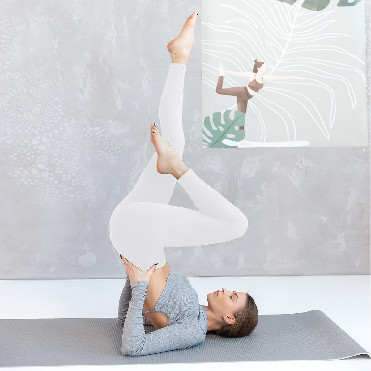 Leggings with Pockets for Women, High Waisted Buttery Soft Womens Leggings for Gym Yoga Workout