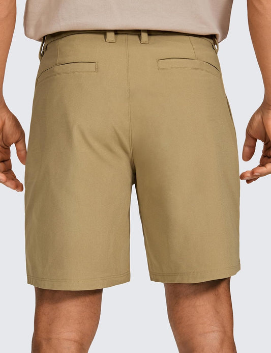 All Day Comfy Golf Shorts 7"/9" | Decent Stretch, Wrinkle-Resistant, Casual, Flat Front, Pockets, for Men