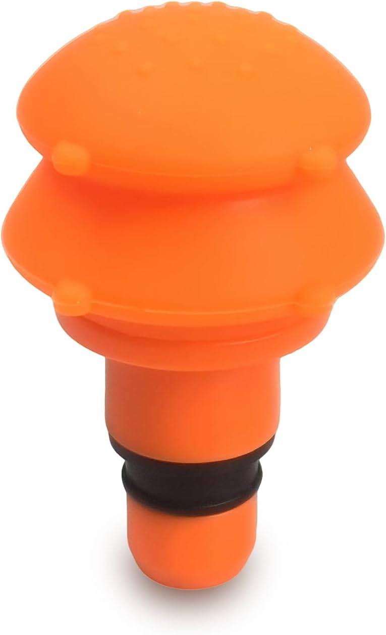 Soft Silicone Massage Gun Heads, Upgraded Fascia Gun Replacement Attachments Gas Pad Head, Plug-n-Play MassageGun Accessories Easy to Use, 18mm Outer (Dual Heads)