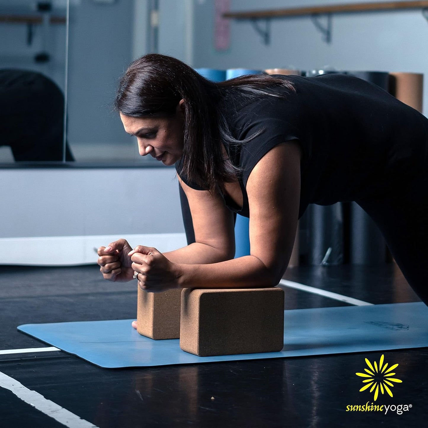 Cork Yoga Blocks, 4 or 6 Pack, 4x6x9 in, High Density, Bulk