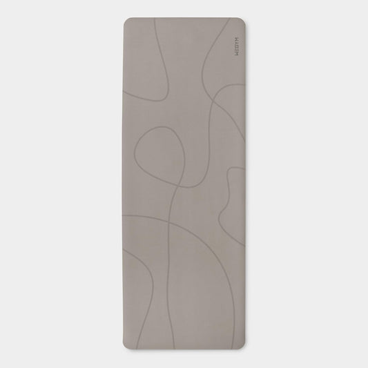 Yoga Mat, 4mm Cushioned Exercise Mat for Yoga, Pilates, Home Workouts - Anti Slip Polyurethane Suede Yoga Mat with Carrying Strap