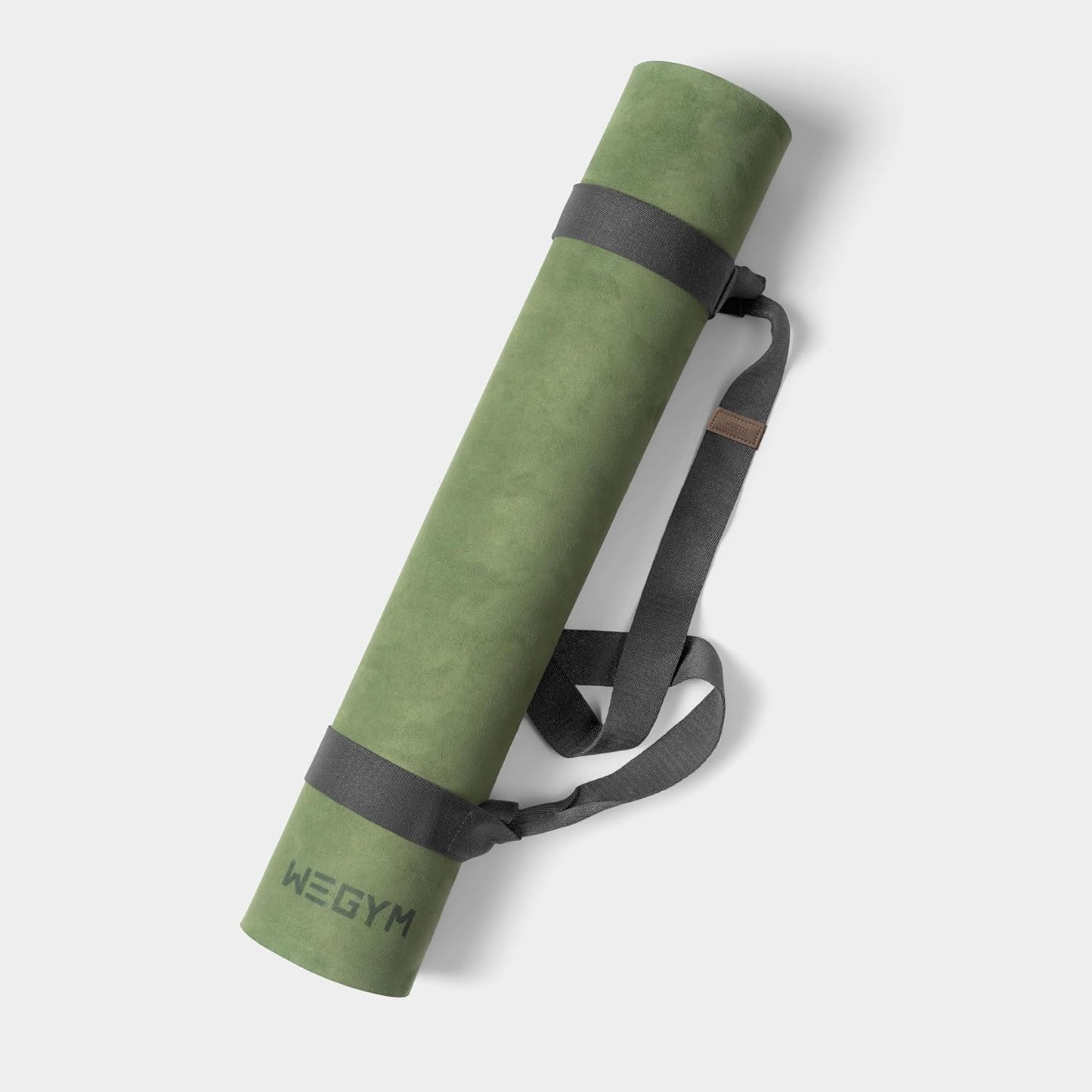 Yoga Mat, 4mm Cushioned Exercise Mat for Yoga, Pilates, Home Workouts - Anti Slip Polyurethane Suede Yoga Mat with Carrying Strap