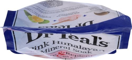 Epsom Salt Magnesium Soak, Restore & Replenish with Pink Himalayan Salt, 3 lbs
