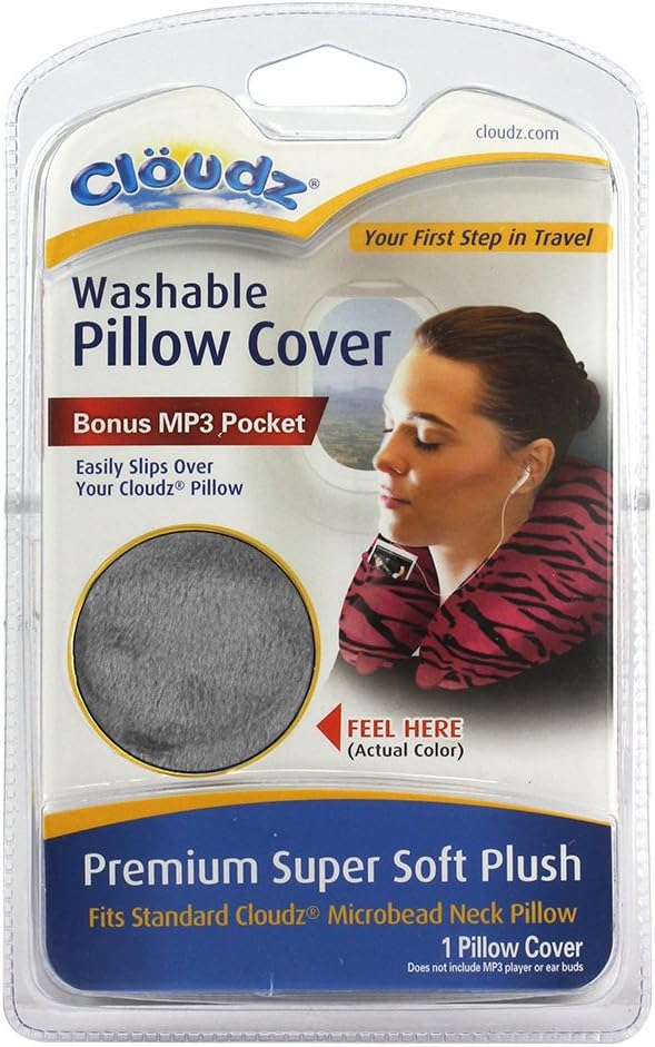 Cloudz Washable Travel Neck Pillow Cover - Blue