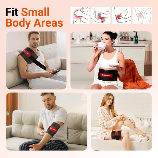Red Light Pad for Body, 14.4'' x 6.1'', 660nm & Invisible 850nm