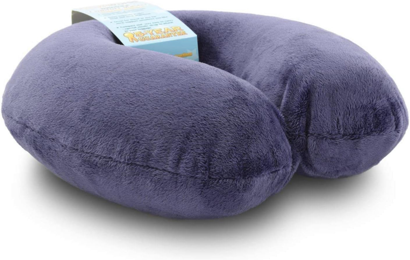 Travel Neck Pillow Washable Cover Comfortable Memory Foam Airplane Travel Accessories Essentials Plane Neck Support Pillow for Neck Pain Relief and Sleeping Grey