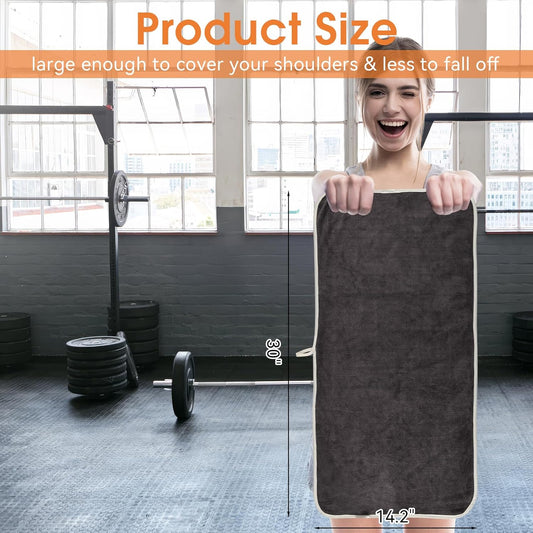 3 Pack Microfiber Gym Towels, Super Soft, Quick Drying, 14.2" x 30" | Absorbent Towel for Fitness, Yoga, Swimming, Sports, Workout, Skin-Friendly for Women Men