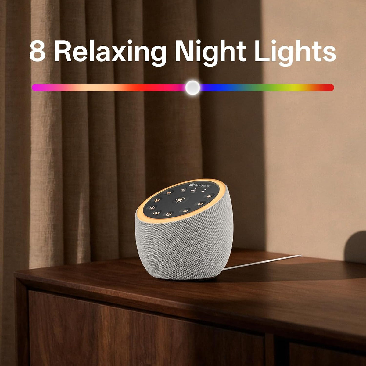 Sound Machine for Sleep, Cocoon 2, 40 Sounds, Dual-Speaker, Plug in