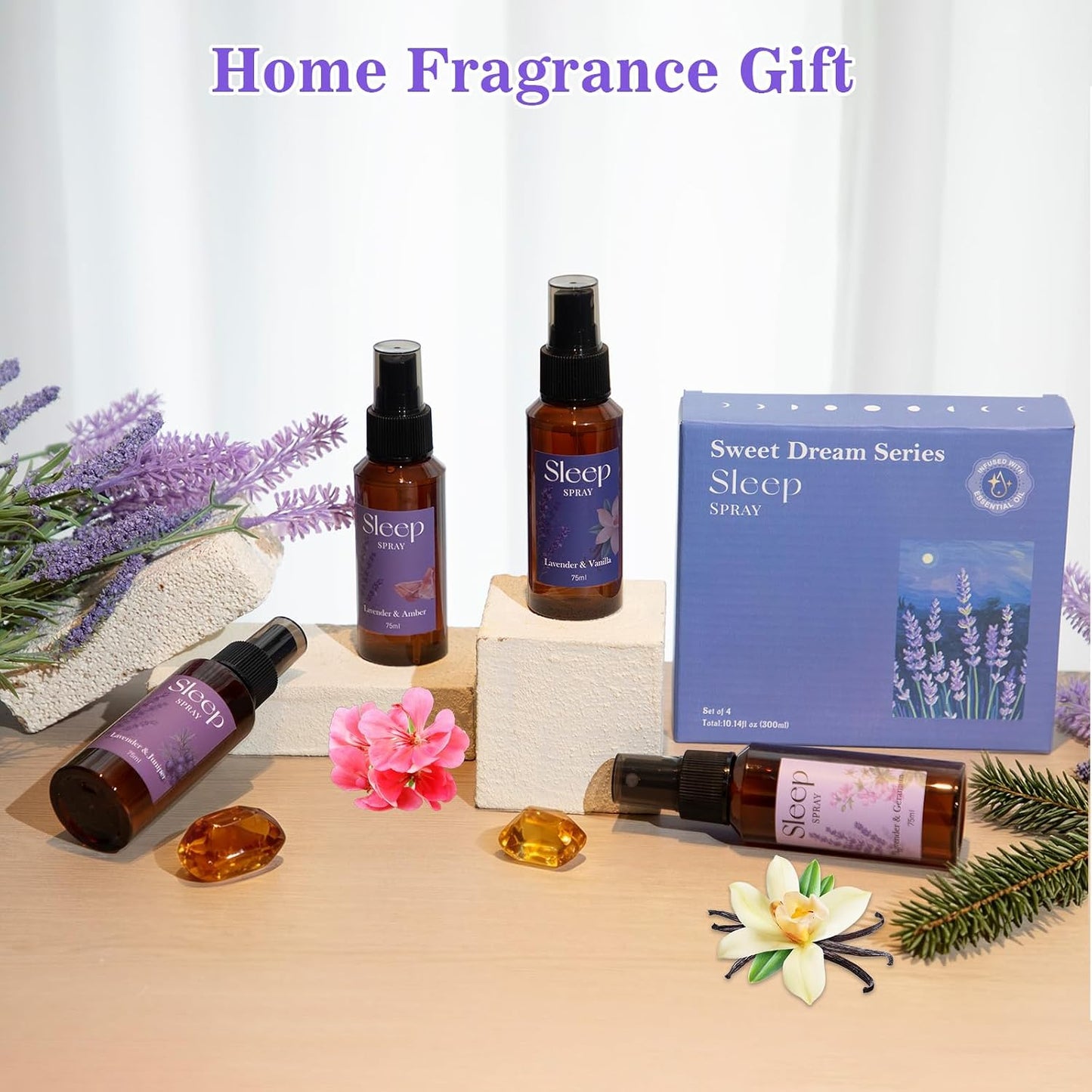 STRN Room Spray with Lavender Essential Oil for Sleep, Pillow Sleep Spray