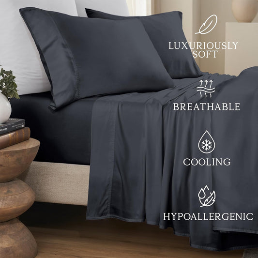 Luxury Bamboo Viscose King Size Pillowcase Set