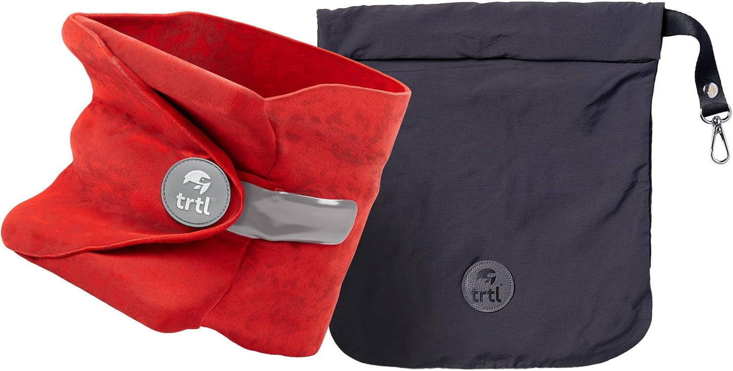 Pillow - Scientifically Proven Neck Support Travel Pillow for Airplanes - Lightweight and Machine Washable - Ergonomic Design for Traveling on Cars and Trains - Black