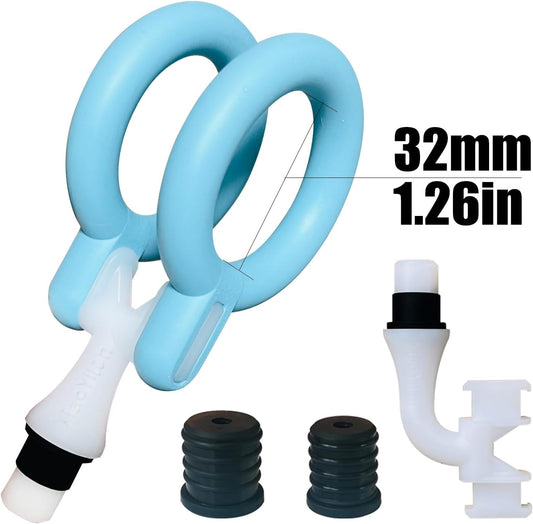 Massage Gun Head Attachment for 12-19mm Shaft, Replaceable Silicone Fascia Gun Head, Fitness Accessories for Muscle Relief (GG37mm1.46in)