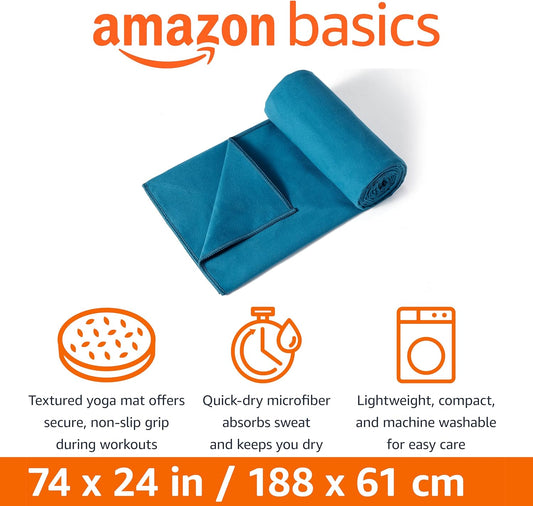 Yoga Mat Towel, Hot Yoga, Soft, Sweat Absorbant