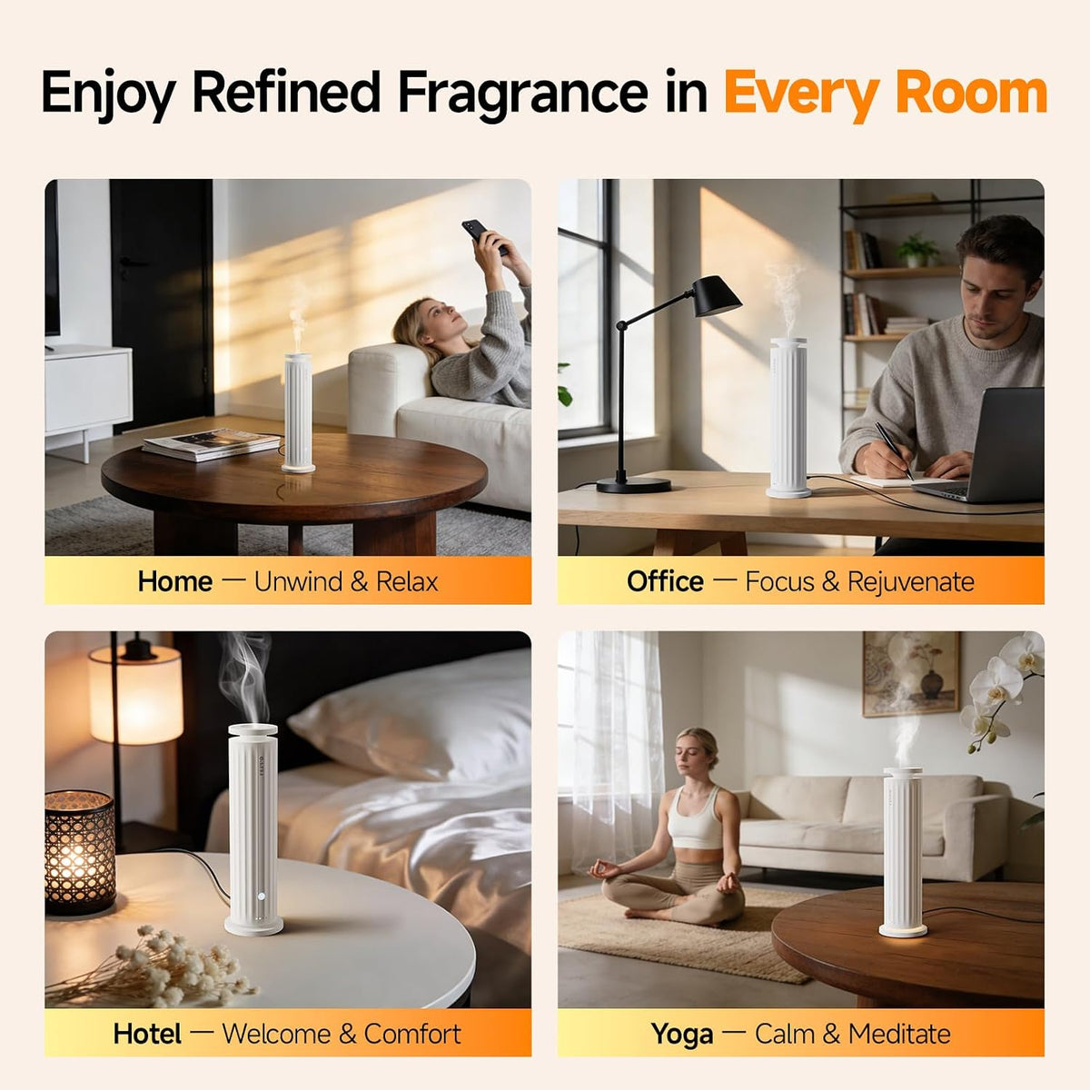 Waterless Diffuser - Diffuser for Home Hotel Office Spa Large Room
