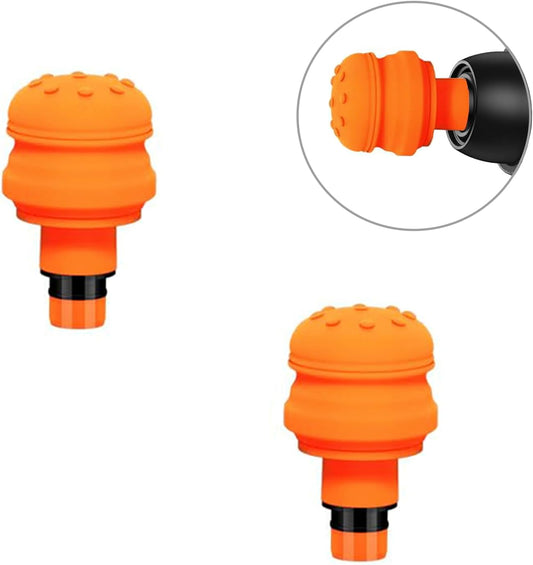 Massage Gun Heads,2 PCS Air-Cushion-Head Massage Gun Attachments,0.75 Inch Diameter Massage Gun Replaceable Soft Heads,19mm Diameter Muscle Massager Attachments for Back Massager Exchanging