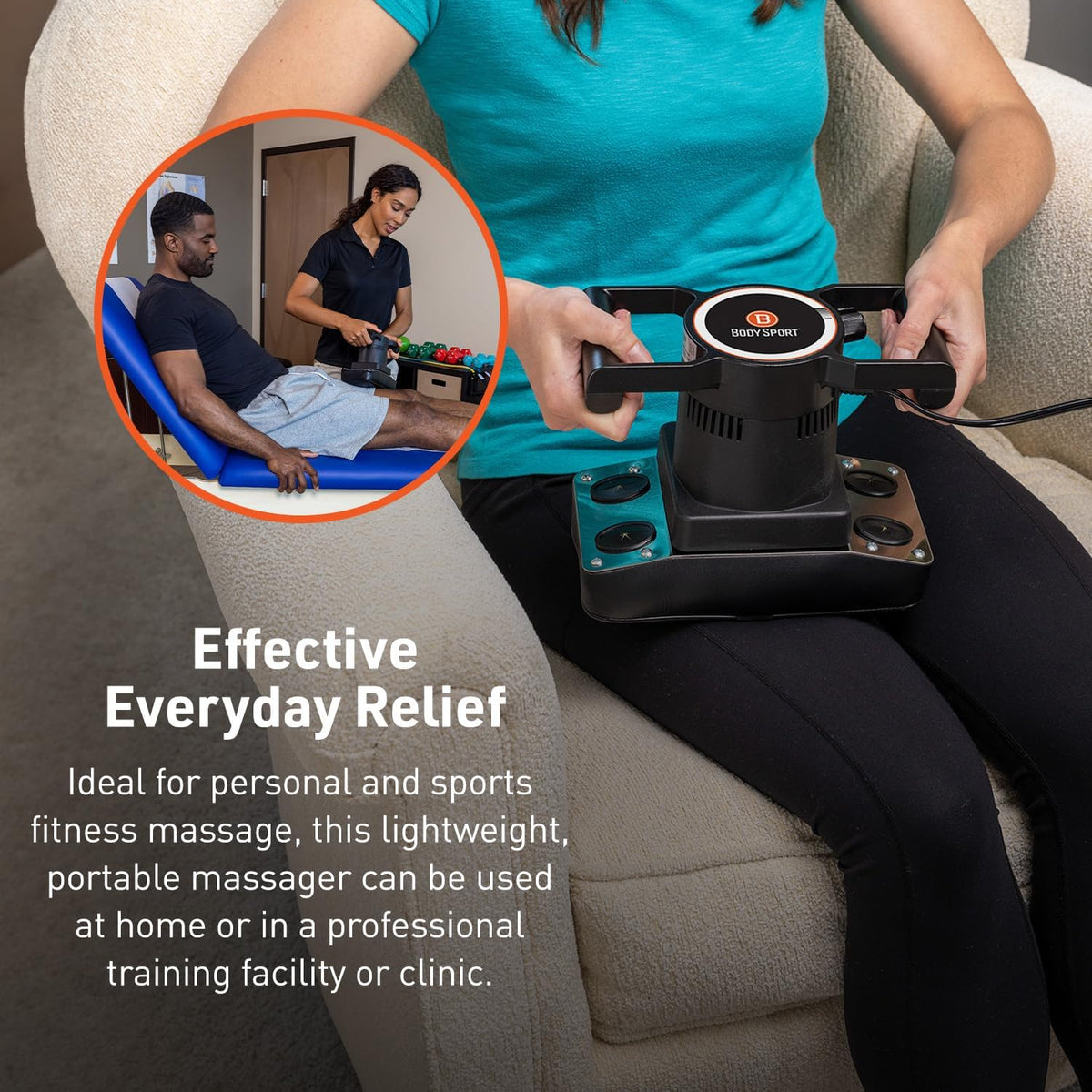 Therapeutic Dual Speed Professional Vibrating Massager for Pain & Aching Muscle Relief – High-Powered, Effective, Chiropractic Myofascial Release Tool & Trigger Point Therapy