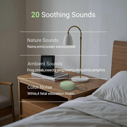 Portable Baby Sound Machine & Essentials for Babies & Kids-Putty