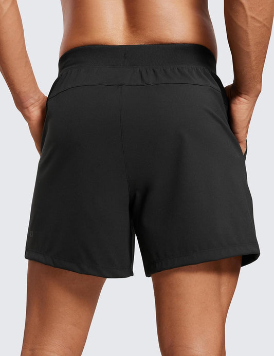 4-Way Stretch Workout Shorts 5" | Wrinkle-Free, Premium Soft, Casual, Pockets, for Men