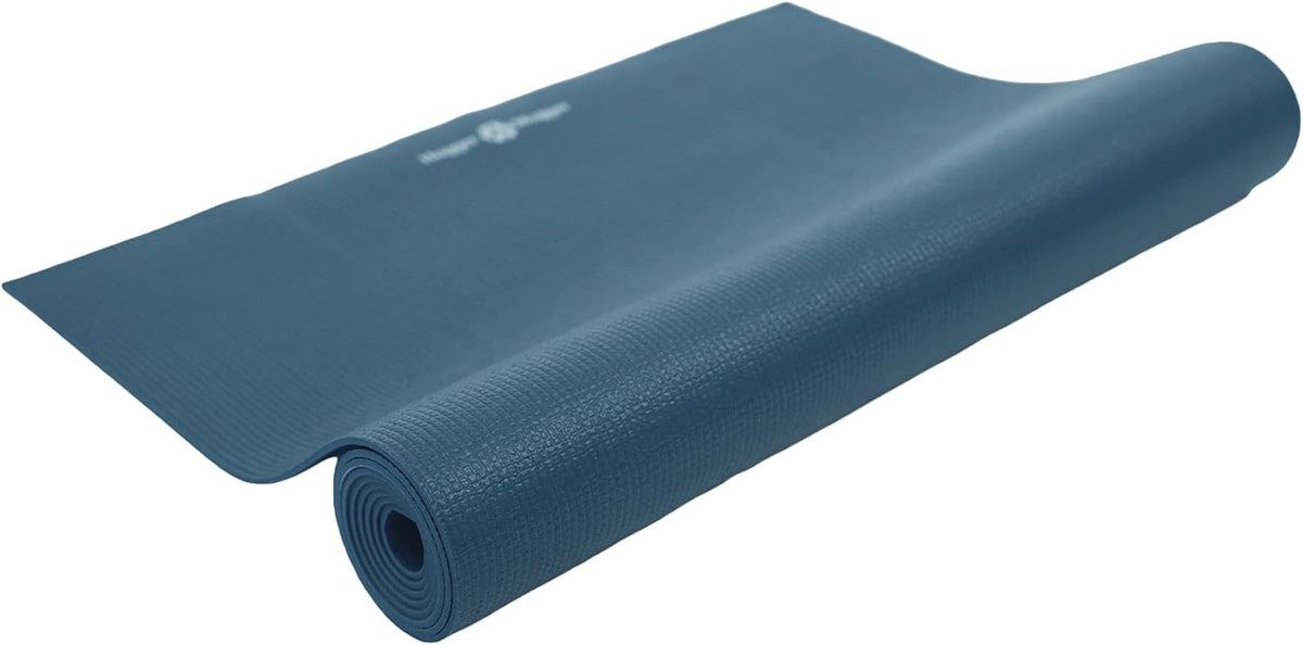 Tapas ECO Yoga Mat 4mm, Non Slip Exercise Mat with Medium Cushioning, Made with Up to 50% Recycled Content, 24 x 71 Inch