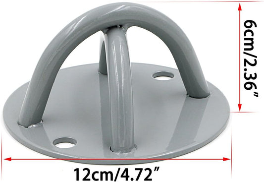 2Pcs Wall Mount Bracket for Suspension Straps Ceiling Anchor Hooks | Ceiling Mount Bracket for Gymnastic Rings, Aerial Yoga Swing, Body Weight Strength Training Systems