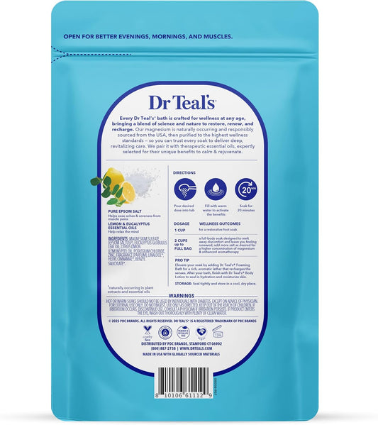 Epsom Salt Magnesium Soak, Restorative Minerals with Magnesium, Potassium & Zinc, 3 lbs