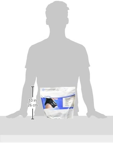 ColPac - Reusable Gel Ice Pack - Black Vinyl - Neck Contour - 21 inches - Cold Therapy - Knee, Arm, Elbow, Shoulder, Back - Aches, Swelling, Bruises, Sprains, Inflammation