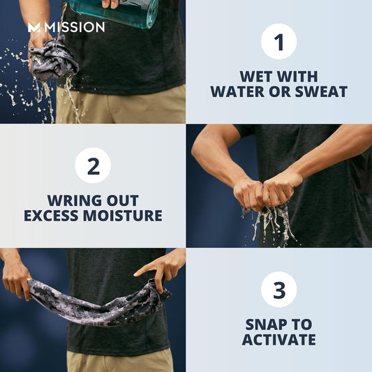 Original Cooling Towel - Soft, Durable Microfiber - Cools Up to 2 Hours - UPF 50 Sun Protection - Machine Washable