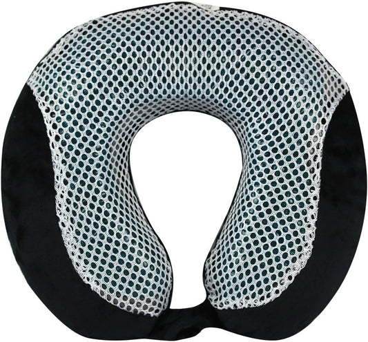 Cloudz Comfort Gel Memory Foam Travel Neck Pillow - Blue