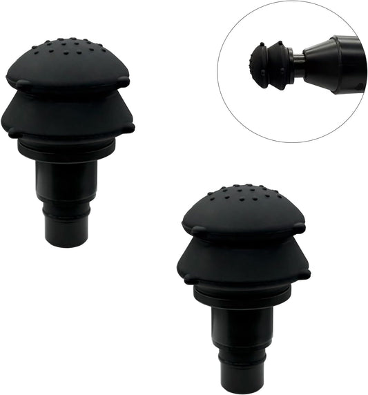 Massage Gun Heads, 2 PCS Silicone Gas Cushion Heads Massage Gun Attachments, 0.75 Inch Diameter Replaceable Soft Head, 19mm Diameter Muscle Massager Attachments for Back Massager