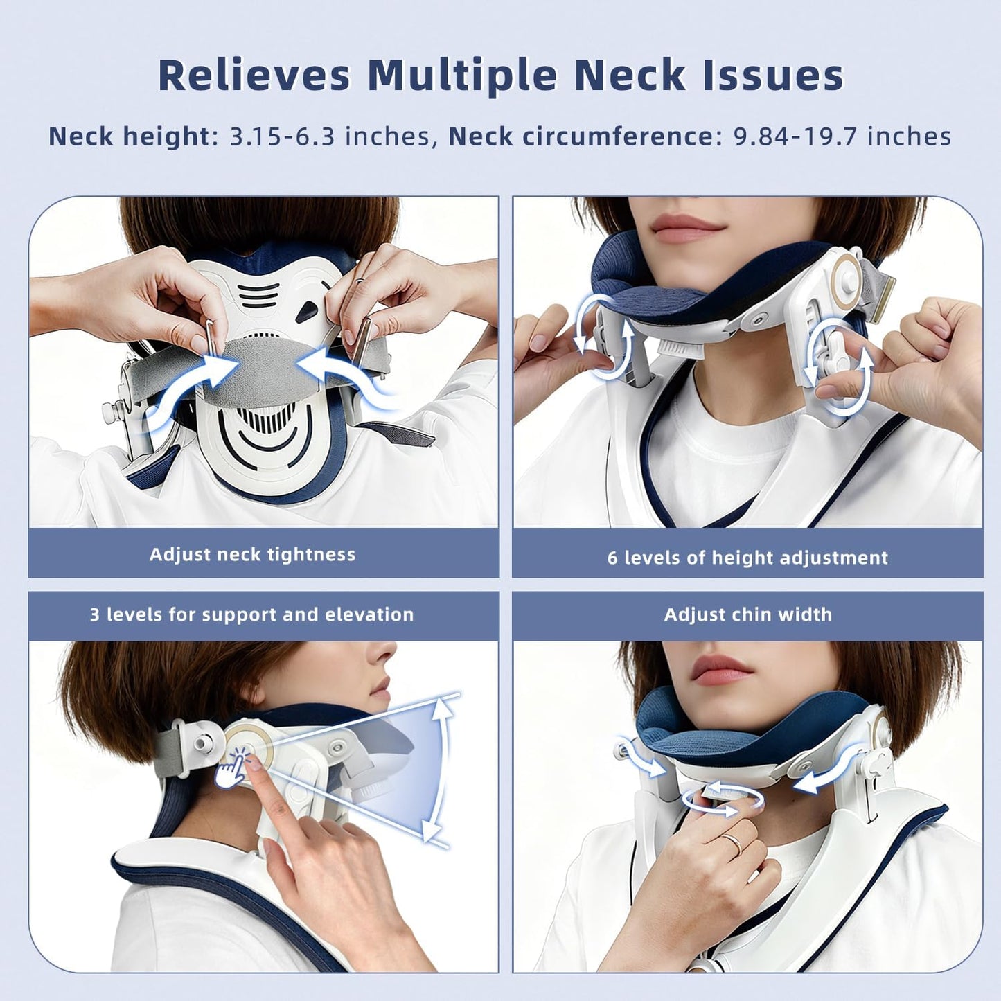 Neck Stretcher Cervical Traction, Neck Brace for Neck Pain and Support