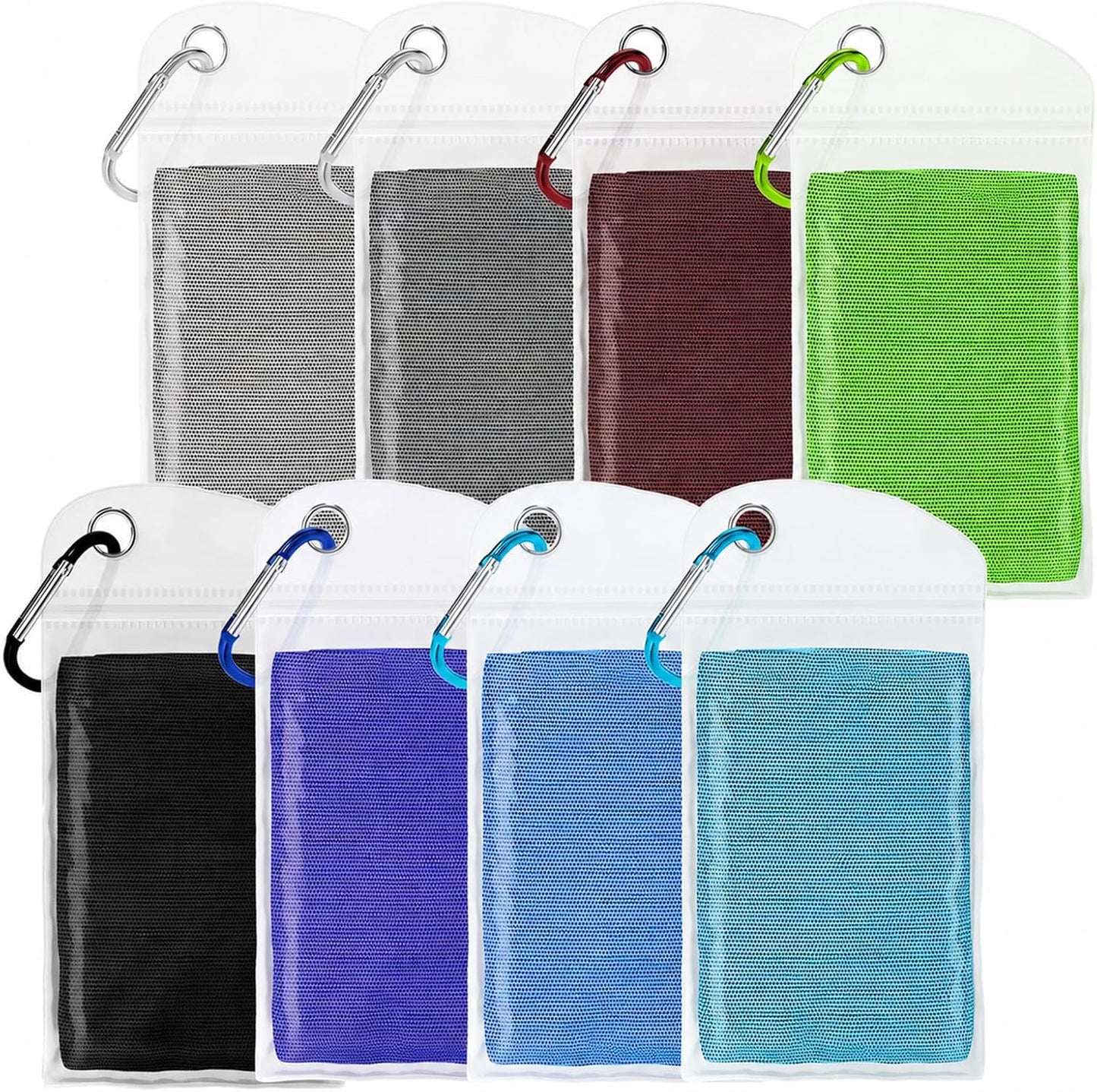 6 Pack Cooling Towel for Neck and face(40"x12"), Cooling Neck Wraps, Cooling Rags, Soft Breathable Towels for Yoga, Sport, Running, Workout, Gym, Camping, Fitness, Workout & More