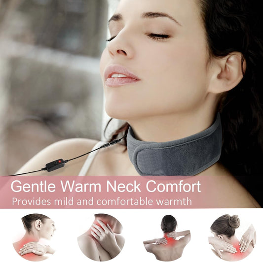 Neck Heating Pad, USB Wearable Heating Pad, Heated Neck Wrap for Warmth