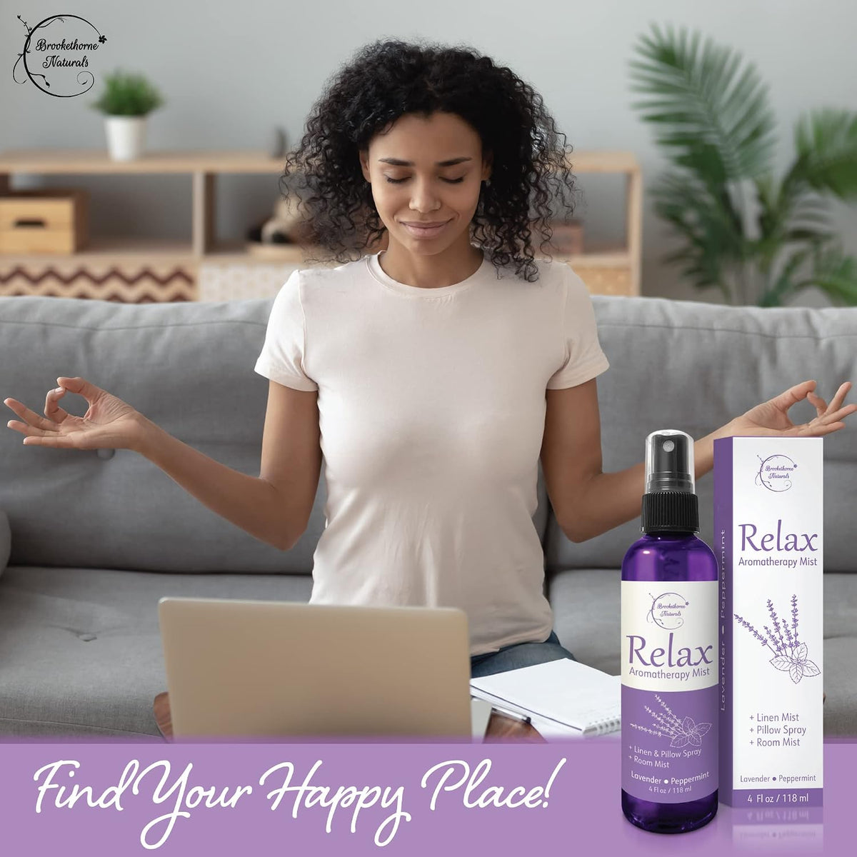 Calm Aromatherapy Mist | Lavender Pillow Spray 4oz