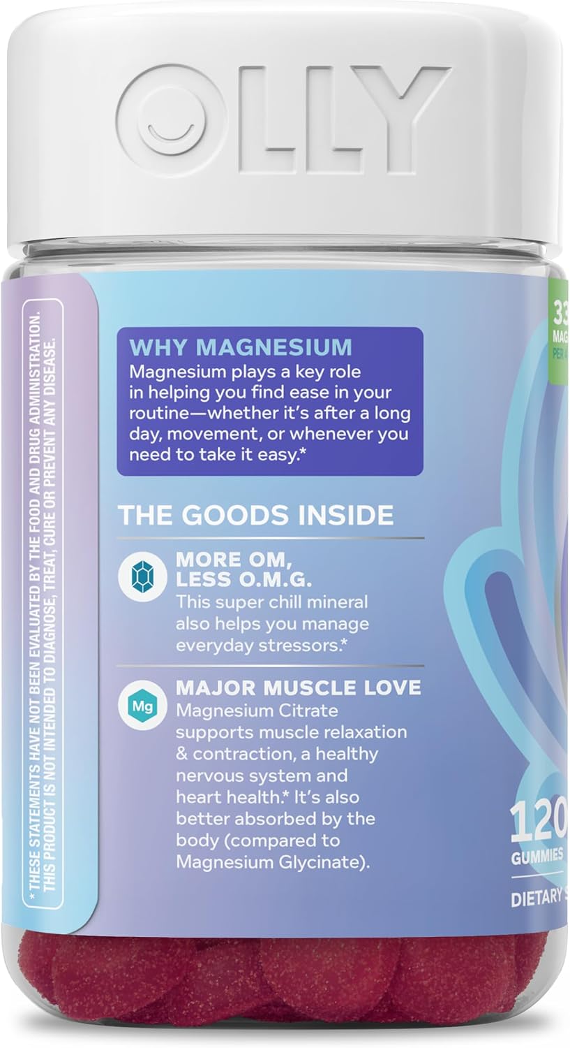 Relaxing Magnesium Gummies, Supports Muscle Relaxation* - 60 Count
