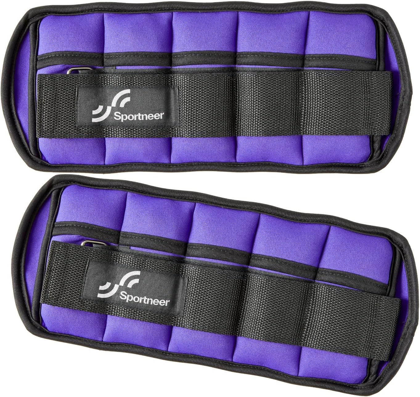 Adjustable Ankle Weights for Women and Men 7 lbs/Pair Adjustable Leg Weights with Secure Straps, Strength Training Weighted for Yoga, Walking, Running, Aerobics, Gym, Physical Therapy