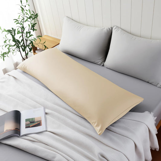 King Size Bamboo Viscose Zippered Pillowcases, 2 Pack, Navy Blue