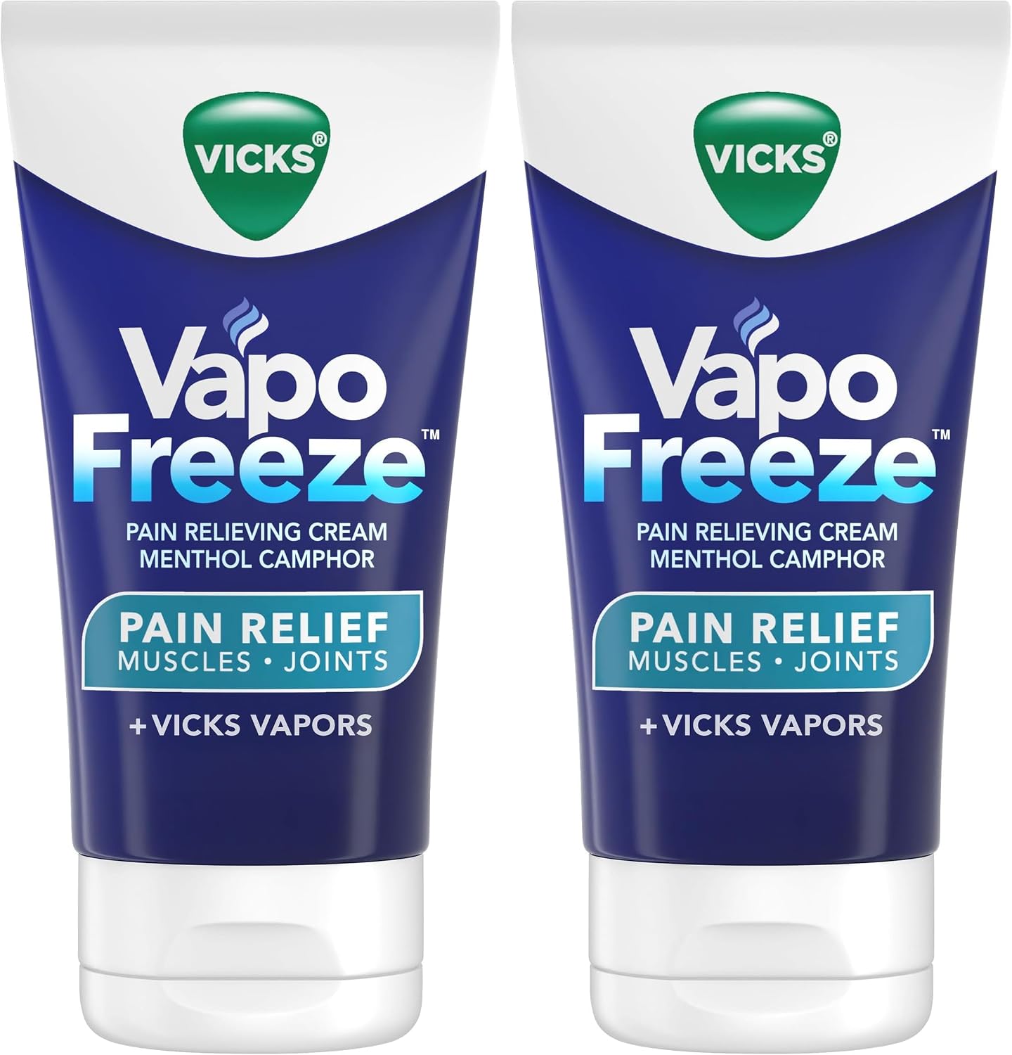 VapoFreeze Topical Pain Cream 3.0oz, Maximum Strength Menthol+ for Muscle Pain Relief, Joint Pain Relief, Knee Pain Relief, Back Pain Relief, Cream for Pain Relief, Topical Pain Relief