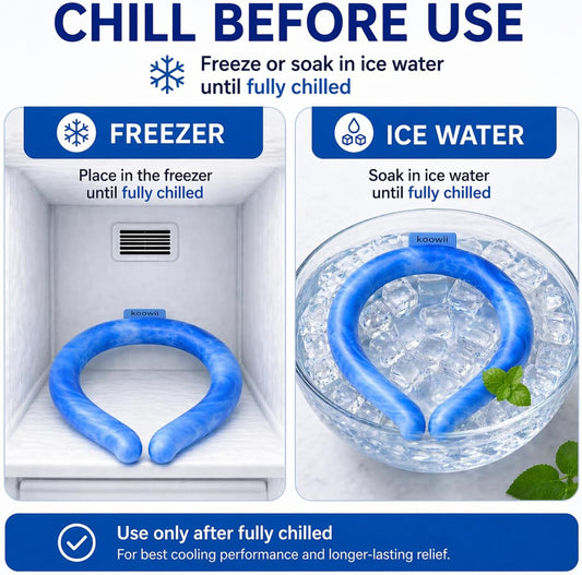Neck Cooling Tube, Reusable Cooling Neck Ring