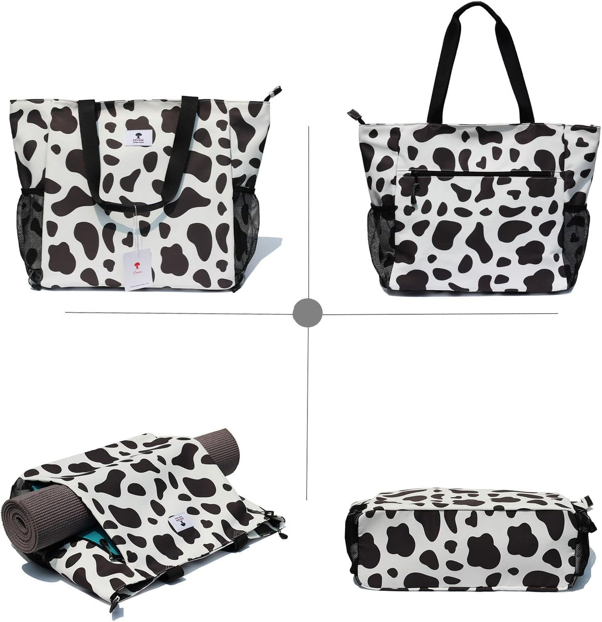 Yoga Mat Bag Yoga Tote Carrier Shoulder Bag Carryall Tote for Office,Yoga,Pilates,Travel,Beach and Gym