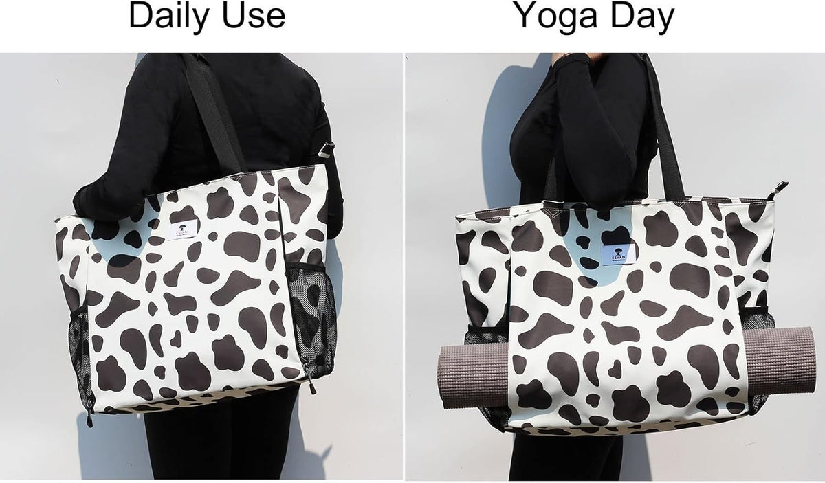 Yoga Mat Bag Yoga Tote Carrier Shoulder Bag Carryall Tote for Office,Yoga,Pilates,Travel,Beach and Gym