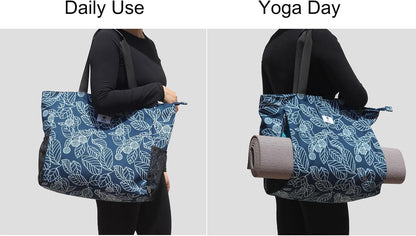 Yoga Mat Bag Yoga Tote Carrier Shoulder Bag Carryall Tote for Office,Yoga,Pilates,Travel,Beach and Gym