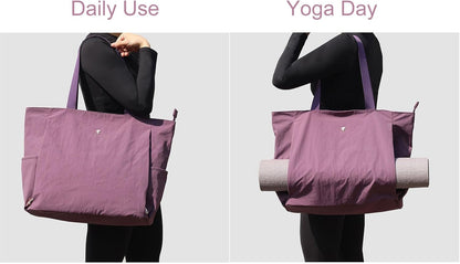Yoga Mat Bag Yoga Tote Carrier Shoulder Bag Carryall Tote for Office,Yoga,Pilates,Travel,Beach and Gym