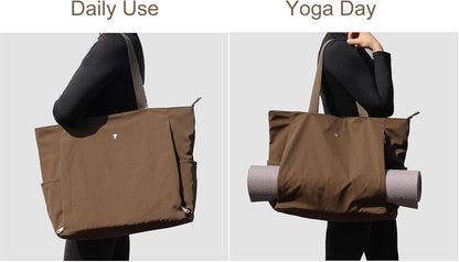 Yoga Mat Bag Yoga Tote Carrier Shoulder Bag Carryall Tote for Office,Yoga,Pilates,Travel,Beach and Gym