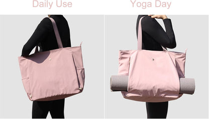 Yoga Mat Bag Yoga Tote Carrier Shoulder Bag Carryall Tote for Office,Yoga,Pilates,Travel,Beach and Gym