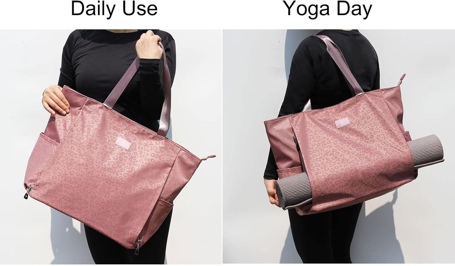 Yoga Mat Bag Yoga Tote Carrier Shoulder Bag Carryall Tote for Office,Yoga,Pilates,Travel,Beach and Gym