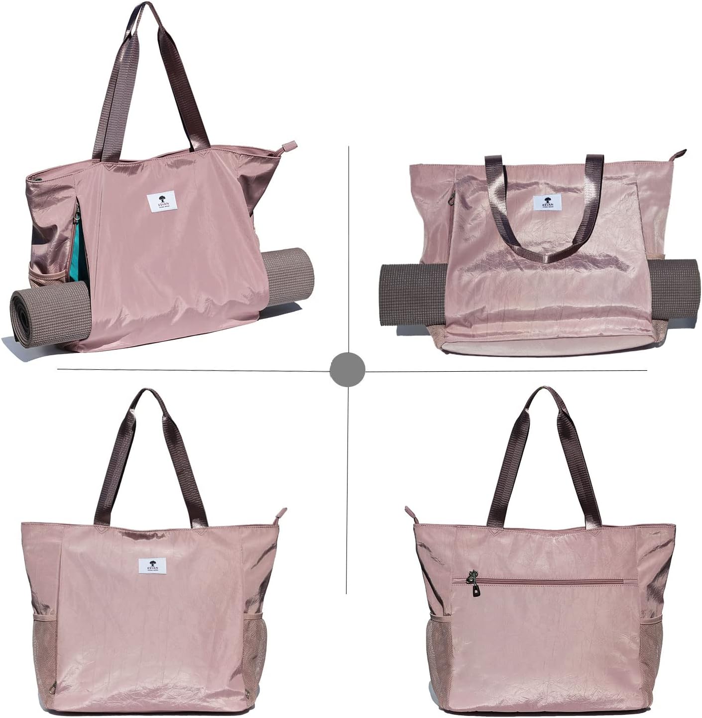 Yoga Mat Bag Yoga Tote Carrier Shoulder Bag Carryall Tote for Office,Yoga,Pilates,Travel,Beach and Gym
