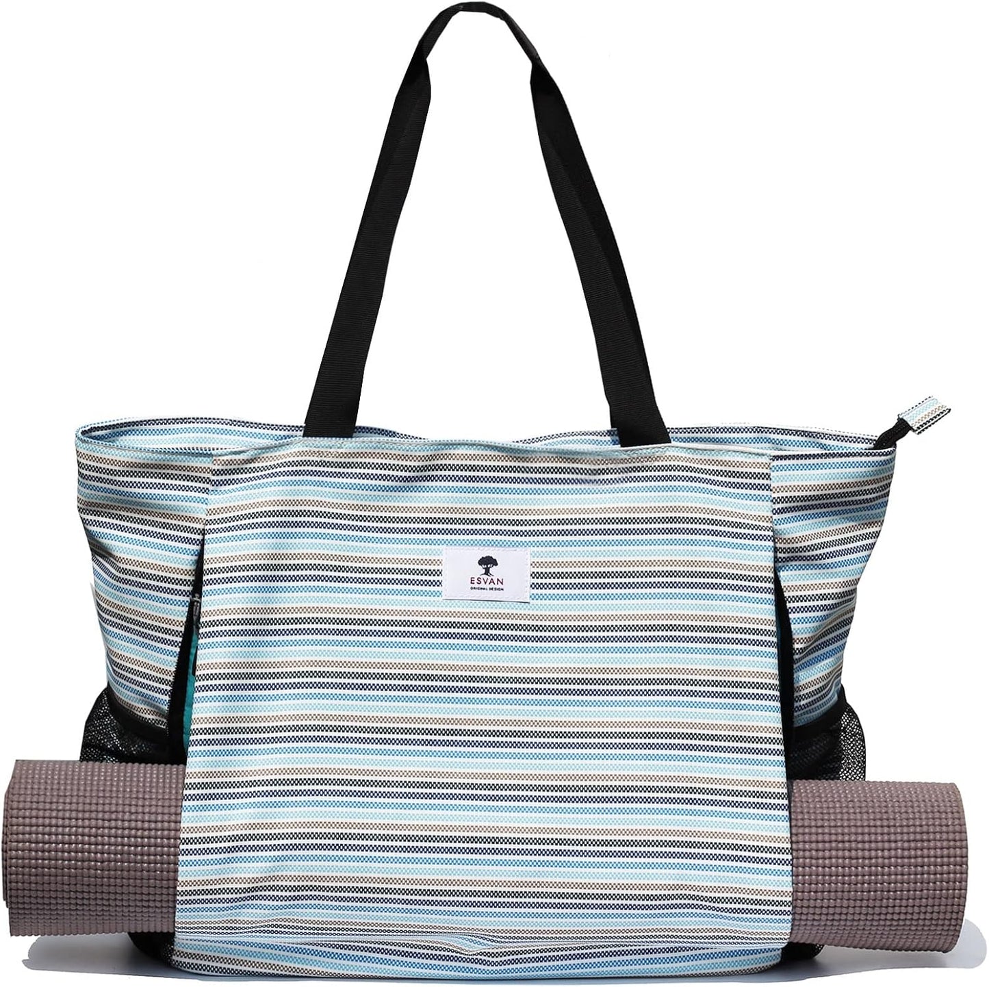 Yoga Mat Bag Yoga Tote Carrier Shoulder Bag Carryall Tote for Office,Yoga,Pilates,Travel,Beach and Gym
