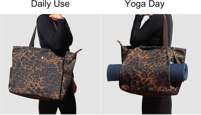 Yoga Mat Bag Yoga Tote Carrier Shoulder Bag Carryall Tote for Office,Yoga,Pilates,Travel,Beach and Gym
